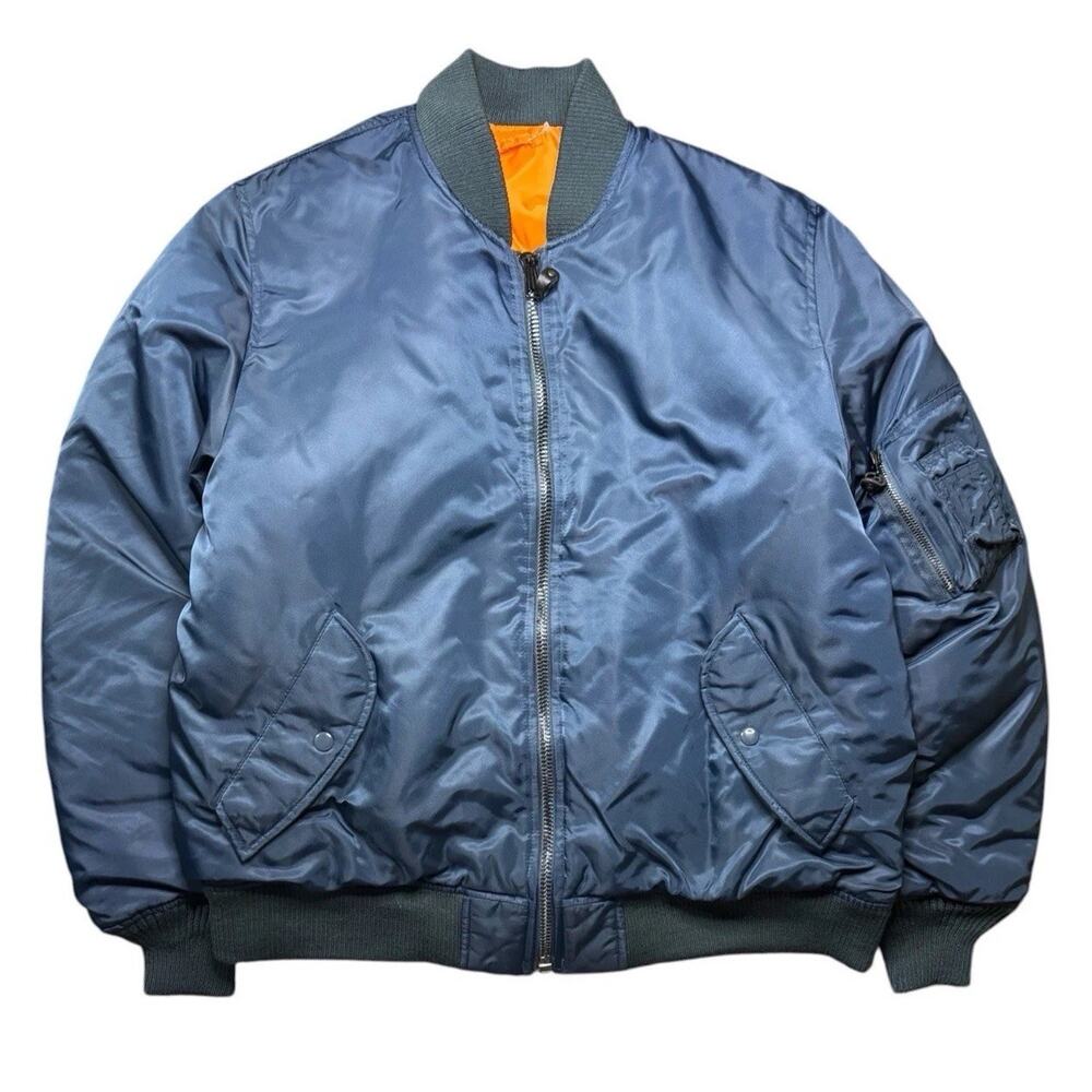 Vintage JACKET FLYERS MANS INTERMEDIATE type MIL.-j8279e Flight Pilot Large